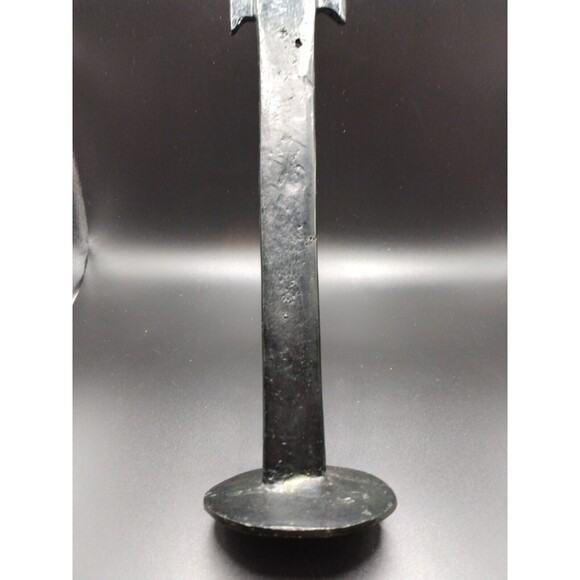 Vintage Antique Bronze Bowl of Hygiea Figure Greece Patina Emabenithe Statue 13" - Picture 9 of 9